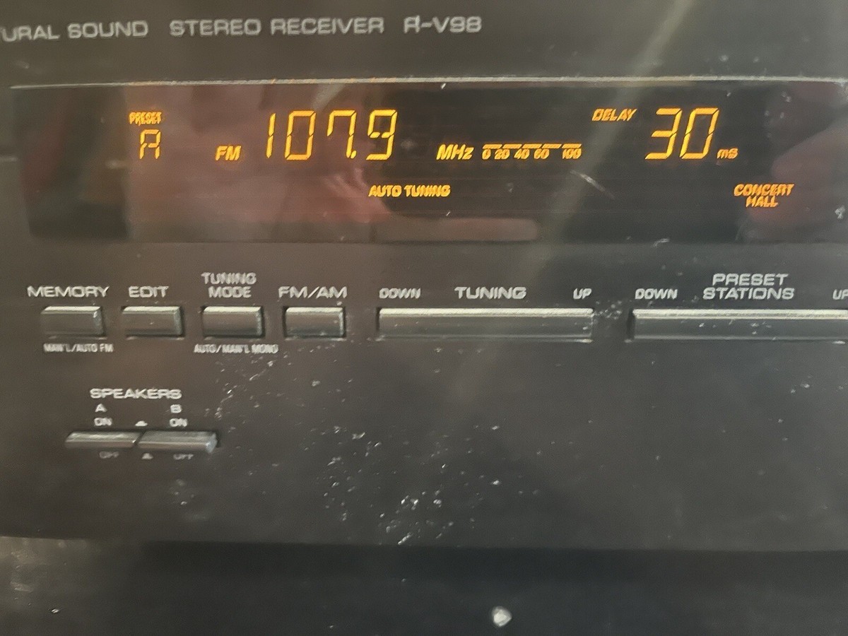 Vintage Yamaha R-V98 Natural Sound Home Theater Stereo Receiver