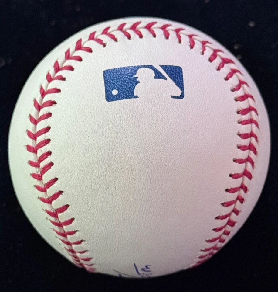 Gene Elston "HOF 06" inscription HALL OF FAME Announcer Signed baseball Auto PSA - Image 3 of 4