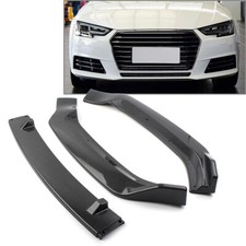 Front Bumper Lip Spoiler Kit For Audi A4 Sedan 4-DR 2017-18(Aggressive Model)