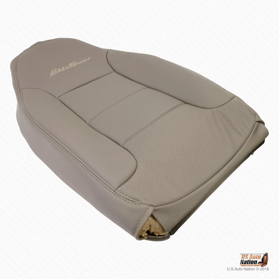 Ford Bronco Eddie Bauer 1992 1993 conductor inclinado trasero vinilo perforado cubierta bronceada Foto 4 de 4