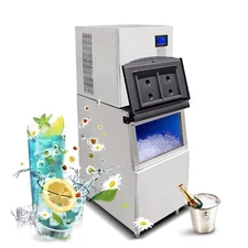 Commercial Cube Ice Machine Ice Maker-360 LBS/Day Auto Cleaning,Auto Detection