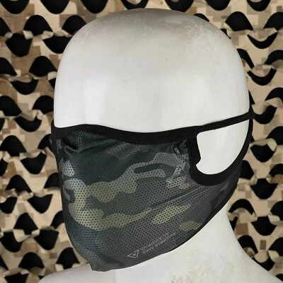 NEW Laylax Battle Style Aeroflex Face Guard - Multicam Black - Large/ X-Large
