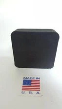 RUBBER SPACER  1/4X 4"X 4" Set Of 4  SOLID RUBBER MADE IN THE USA 