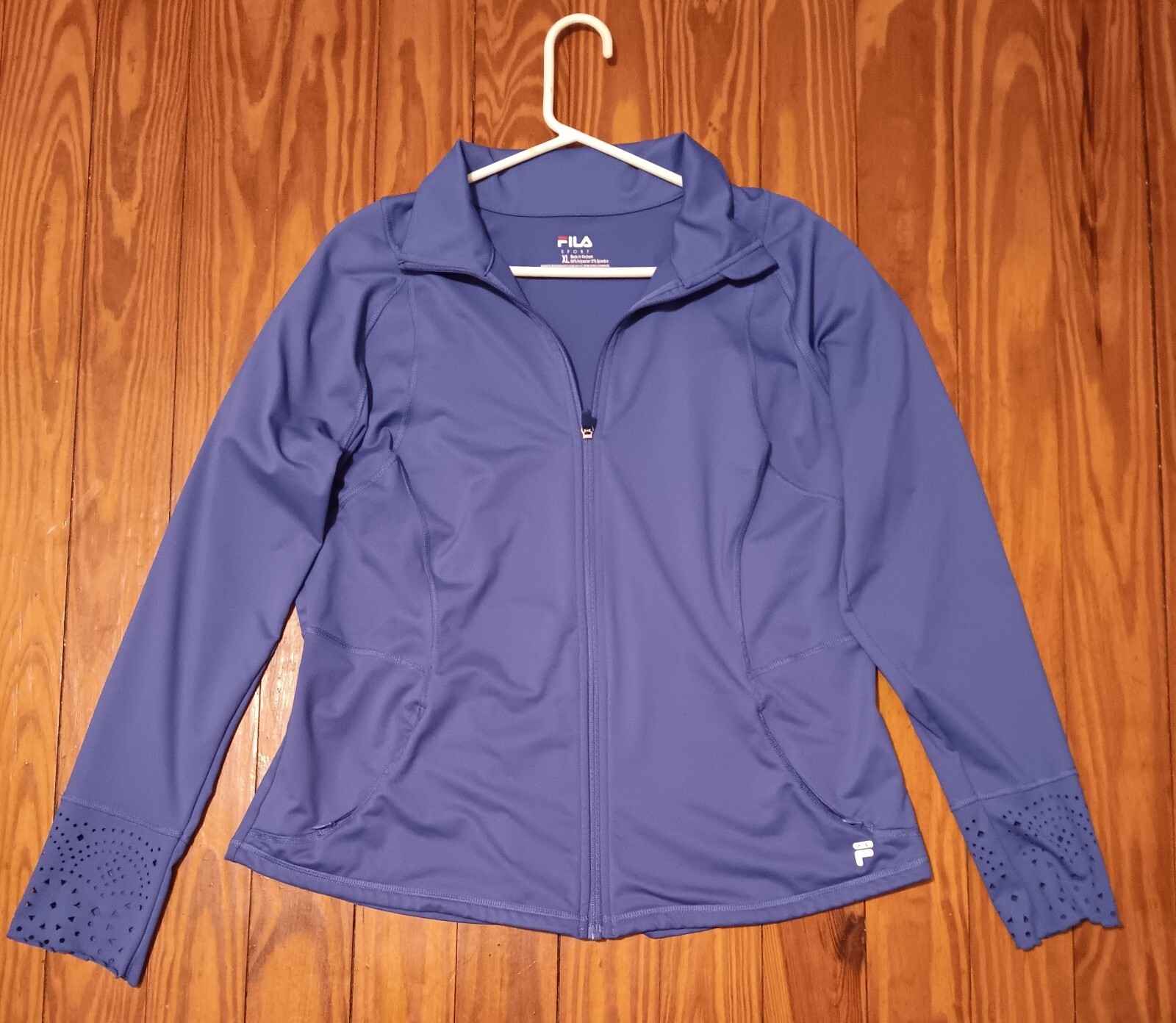 Giacca sportiva donna Fila full zip. Blu. Taglia XL