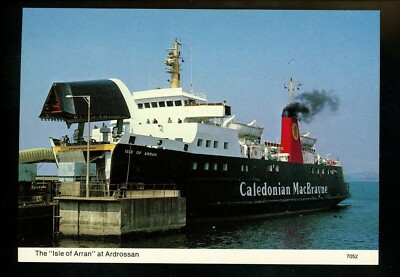 Ship postcard Chrome Whiteholme Ltd 7052 Isle of Arran ferry at Ardrossan