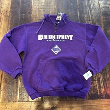 B.U.M. B U M Equipment Vintage Sweatshirt Women's Medium M Purple NWT NEW