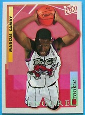 MARCUS CAMBY, 1996-97 FLEER ULTRA ENCORE ROOKIE CARD #267, RAPTORS. rookie card picture