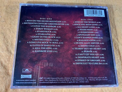 A11-91 RAINBOW Catch The Rainbow The Anthology - 2 CD SET - 2003