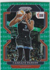 2022 Panini Prizm WNBA Prizms SSP Green Anniversary PRIZM #171 CANDACE PARKER