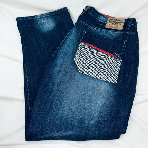 Crown Collective Jeans Checkered Red 