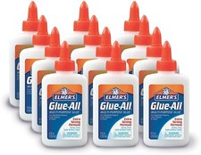 Elmer's Glue-All Multi-purpose Glue 4 oz bottle Pack of 12 Household, Crafts