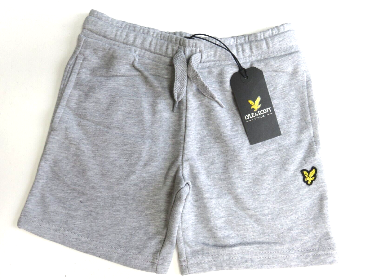 Lyle Scott boys jogger sweat shorts Age years mid grey cotton NEW