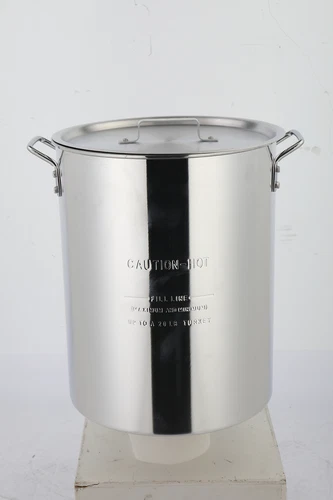 LEADZM 30 Qt Aluminum Turkey Deep Fryer Kit Stock Pot Propane