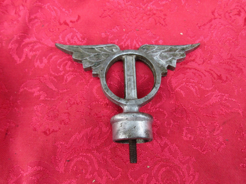 Original Garton Tin Lizzie Pedal Car Hood Ornament