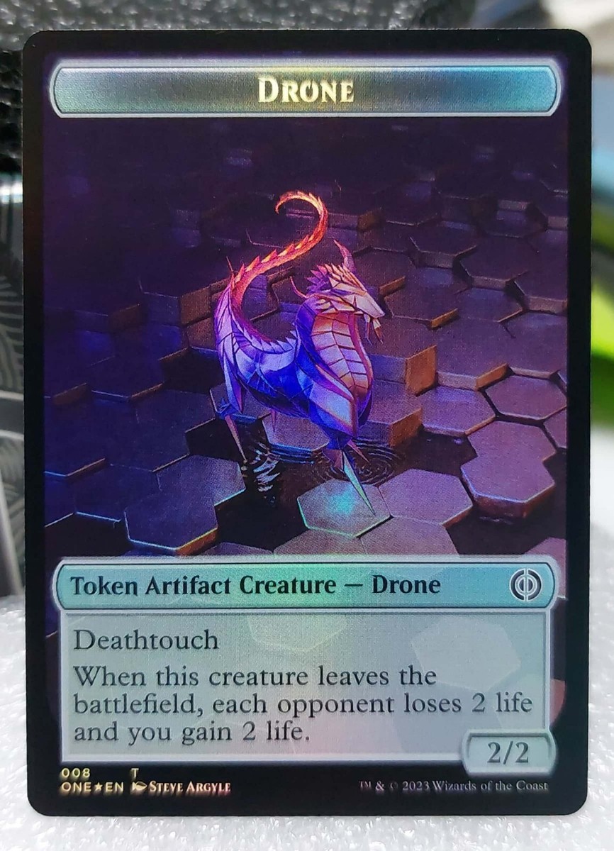 MTG Drone Foil 008 Token Creature Phyrexia: All Will Be One MTG