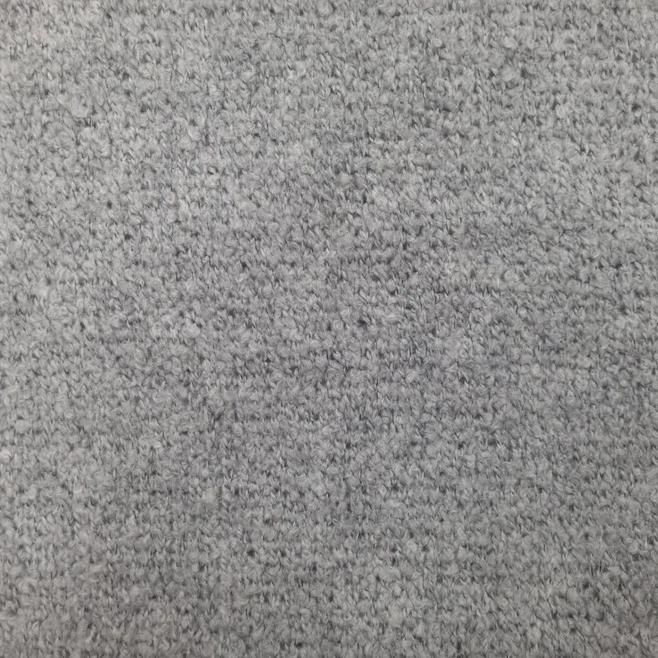 Boucle Stoff grau Meterware mit Wolle, Kleiderstoff 0,5 m Einheit Strickboucle - Bild 3 von 3