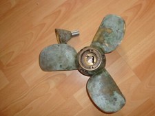 Schiffsschraube , Drehflügelpropeller ,Messing, Aufnahme Konus