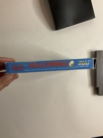 NINTENDO NES ROLLERBALL GAME CARTRIDGE W/ ORIGINAL BOX, DUST SLEEVE. UNTESTED