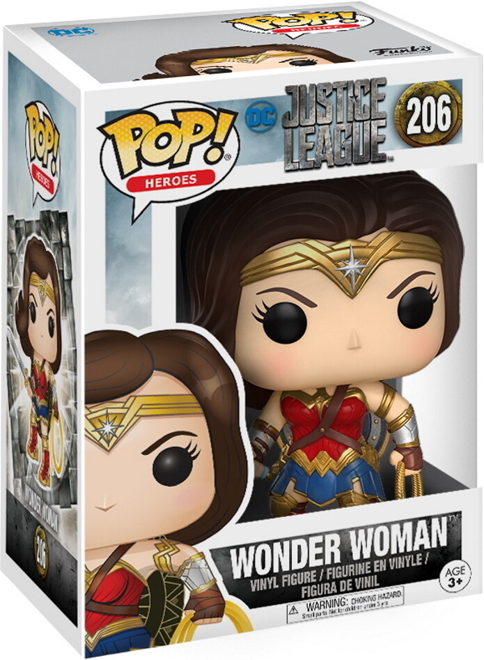 Justice League - Wonder Woman 206 - Funko Pop! - Vinyl Figur | eBay