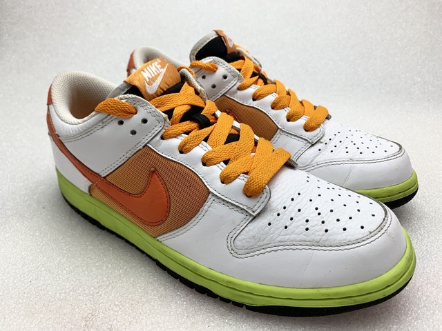 Nike 317813-181 Dunk Low Orange and White Blaze Shock womens Shoe size 9.5 | eBay