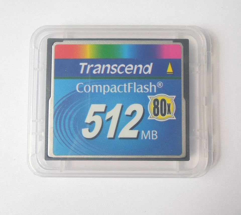 Transcend 512MB Compact Flash CF Industrial 512M Memory Card 100% Genuine 80X - Image 3 of 4