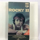 Rocky II VHS Sylvester Stallone Red Label Video Tape Movie 1979 1984