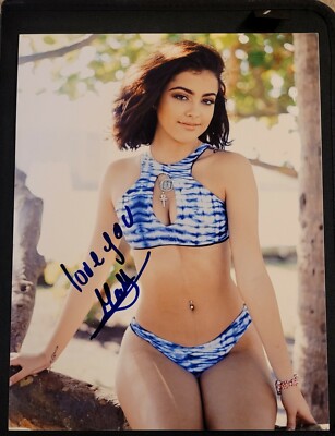 Malu Trevejo Signed 8x10 Autograph Photograph | eBay