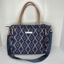 Petunia Pickle Bottom City Carryall Diaper Bag Large Tote With Strap Indigo