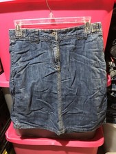 Christopher Banks Womens Denim Skirt Size 4