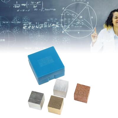 Dichtewürfel Set Block Set Eisen Holz Cooper Aluminium Würfel für Labor Schule
