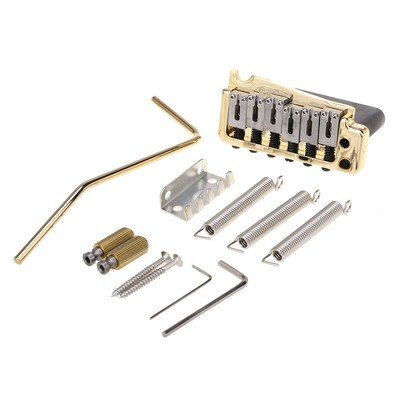 Wilkinson WVP-SB Gold 54mm Guitar Tremolo Bridge Steel Saddles Block For Strat