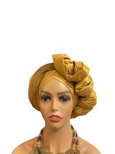 African Classical Turban  Adult Women Turban  Braided Turban  Pre-Tied Turban