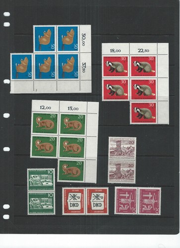 GERMANY-SELECTION-BUNDES POST-SOME BERLIN-MNH-VERY FINE-MULTIPLES - Picture 9 of 10