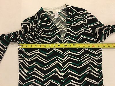 CHICOS 0 Sweater Size 0 Chico Womens size 4 Linen Blend Sweater