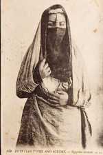 Postcard - Egyptian Types and Scenes - Egyptian woman - 1921