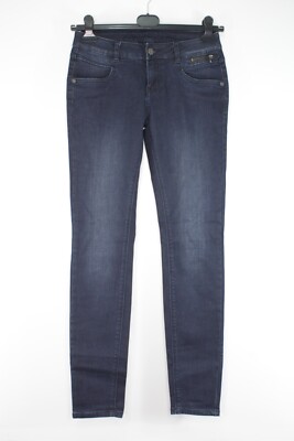 Blue Monkey Damen Jeans Gr. W26 L32 Hose Denin Blau Baumwolle #AP-36
