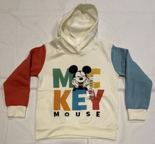 Disney Junior Mickey Mouse Pullover Hoodie Hoody Size 5/6 NWT