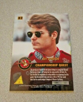 1995 Pinnacle Zenith - Championship Quest Jeff Gordon #82 for sale