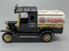 Red Crown Winter Gasoline Truck Standard Oil Chevron Die Cast Made in England