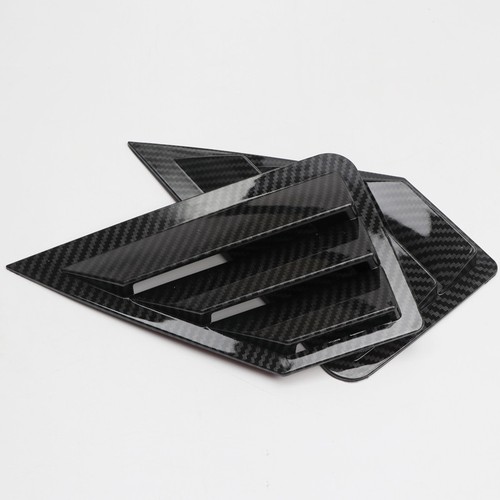 For Toyota C-HR 2016-2021 Carbon Fiber Rear Window Louvers Shutters Cover Trim - Picture 4 of 8