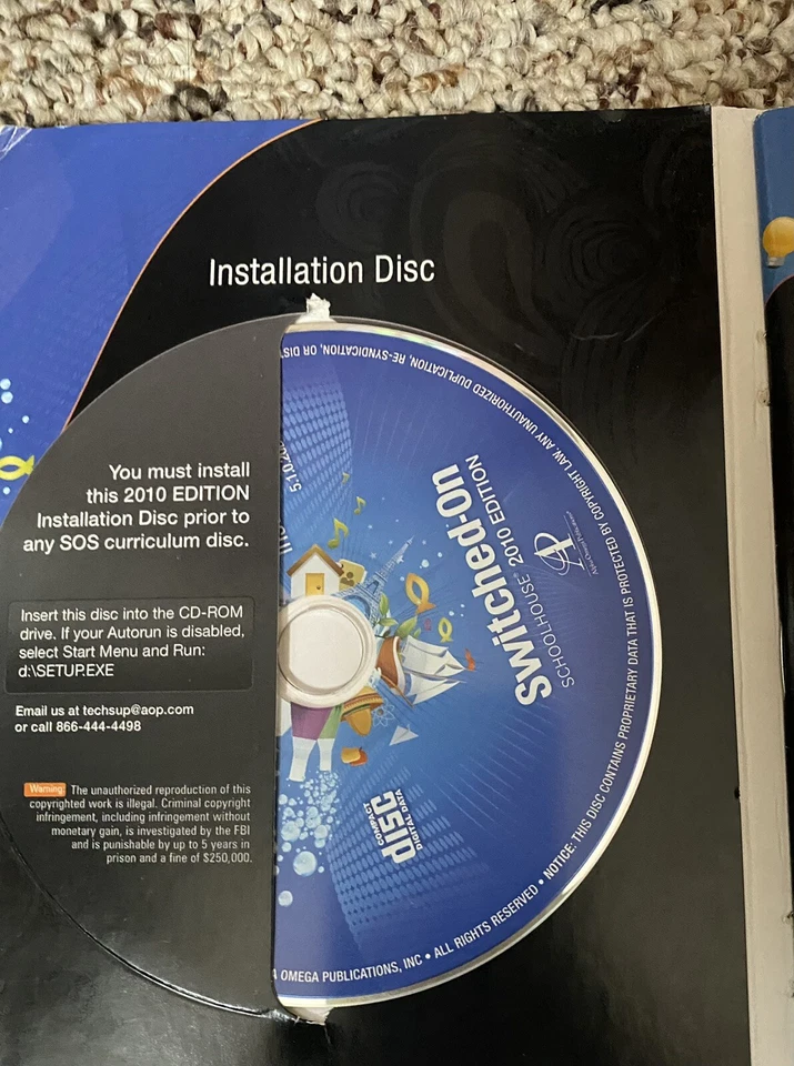 2010 5th Grade Switched On Schoolhouse 3 Subject Curriculum + Math Connects - Image 3 of 4