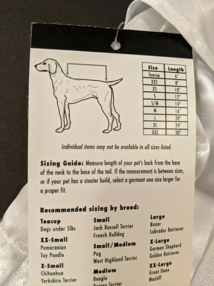 狗宠物服装可爱婚礼礼服新娘面纱尺寸 XXS — 第 3/3 张图片