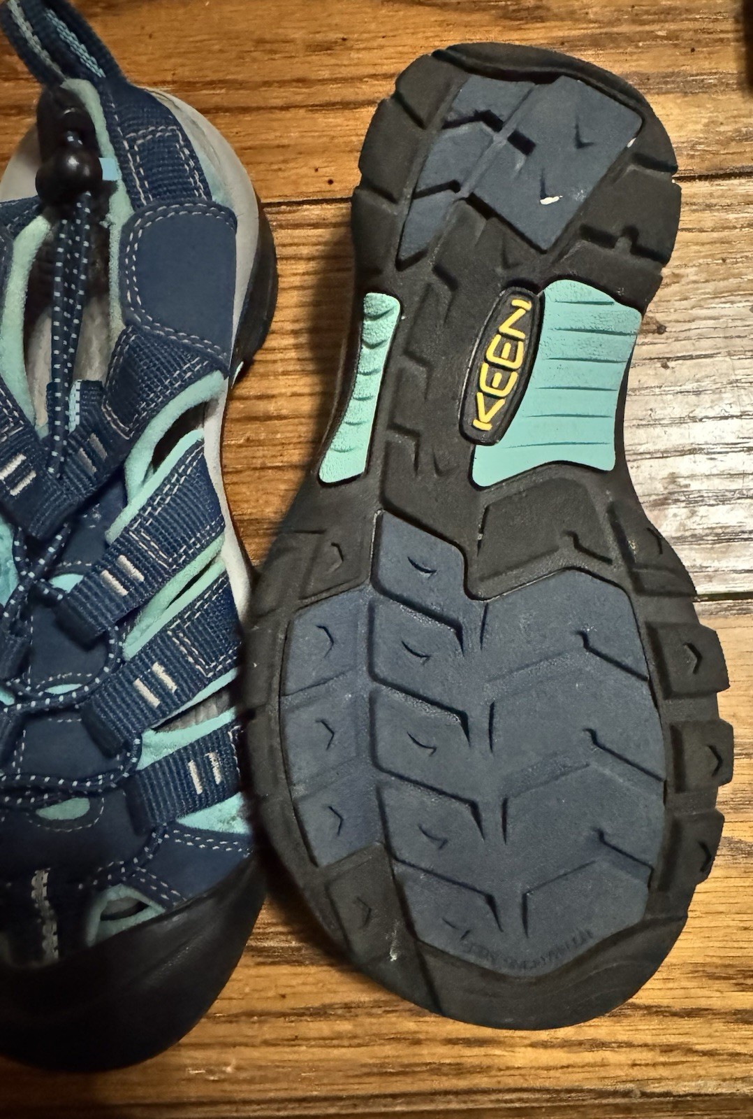 Sandali sportivi Keen donna 6 acqua blu impermeabili punta chiusa scarpa da trekking