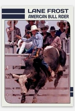 Lane Frost  Novelty Rodeo Card! American Bull Rider! USA! Rodeo! Legend