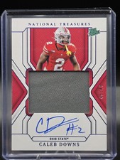 2025 Panini NT Collegiate - Caleb Downs Patch Auto /49 Ohio State 