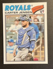 2026 Topps Heritage - Carter Jensen Kansas City Royals - card #199 