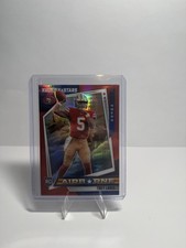 2021 Panini Rookies & Stars Airborne Trey Lance #AB-18 Red Plaid Prizm