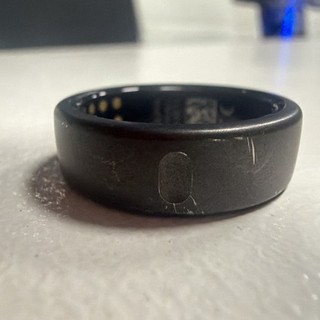 Oura Ring Gen 3 Black Size 11 Titanium Activity Tracker Sleep Heart Rate Monitor