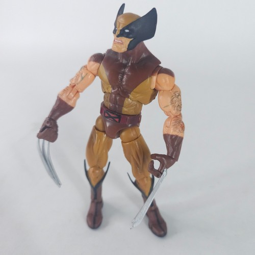 Marvel Legends ToyBiz Wolverine Brown Suit Action Figure Series 4 Loose X-men - Picture 3 of 5
