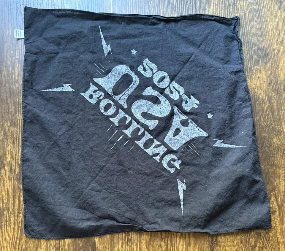 Harley Davidson Rolling USA Bandana 2024 Negro Motocicleta Motociclista Concurso 20"x20" Foto 3 de 4